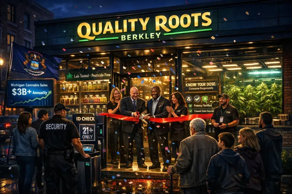Quality Roots Expands Michigan Footprint with Berkley Retail Launch