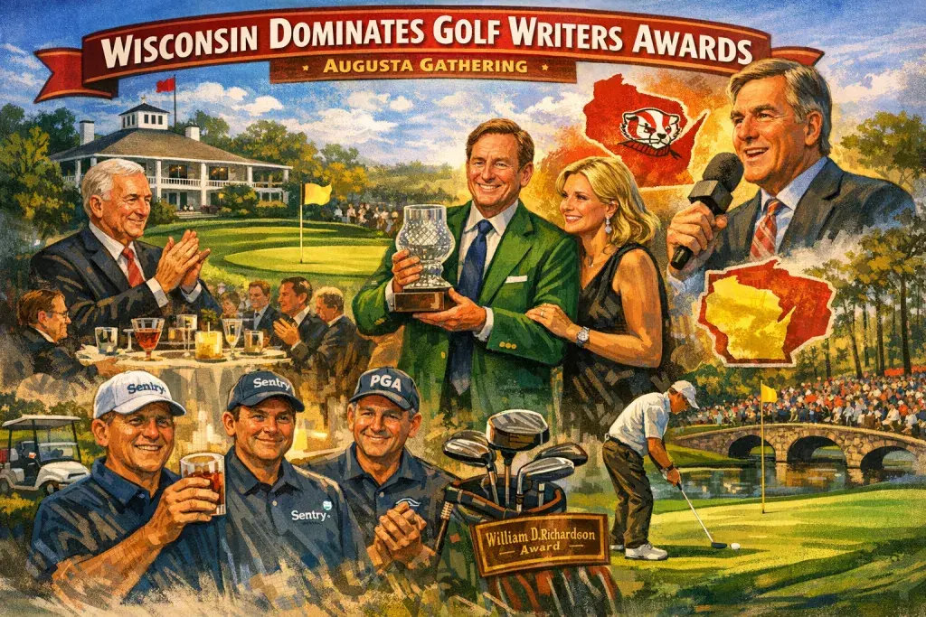 Wisconsin Figures Dominate Golf Writers Awards at Augusta Gathering