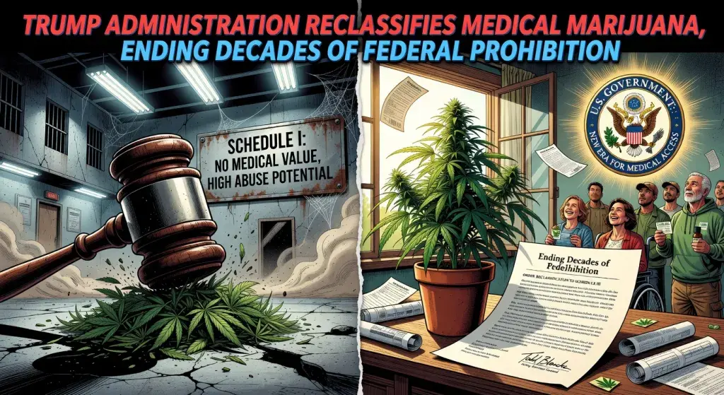 Trump Administration Reclassifies Medical Marijuana, Ending Decades of Federal Prohibition