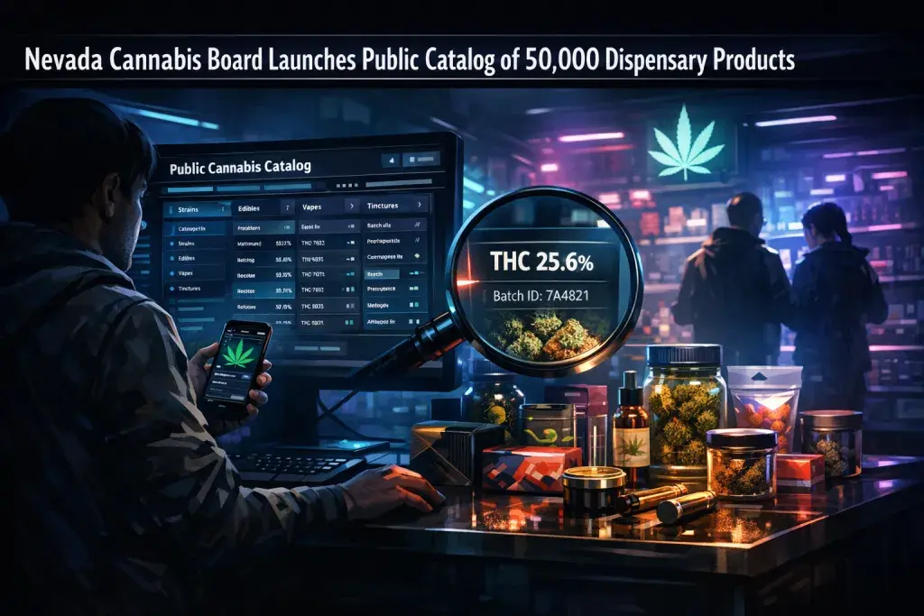 Nevada Cannabis Board Launches Public Catalog of 50,000 Dispensary Products