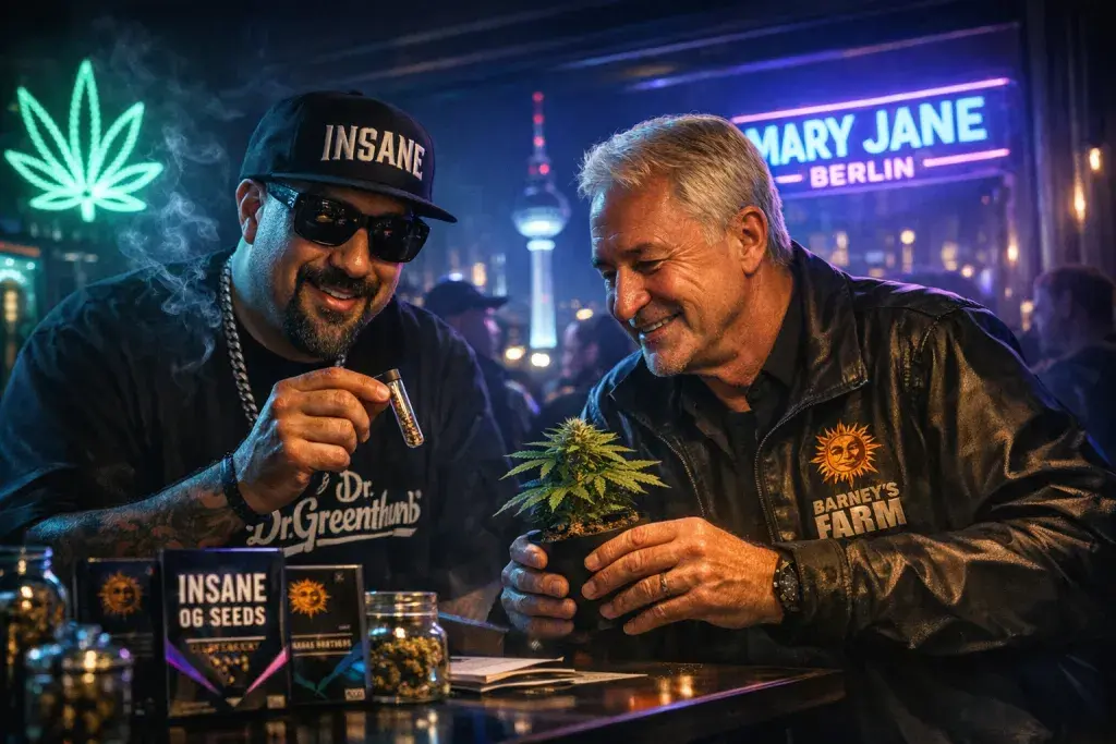 Barney's Farm Partners with B-Real to Launch Insane OG Seeds at Mary Jane Berlin