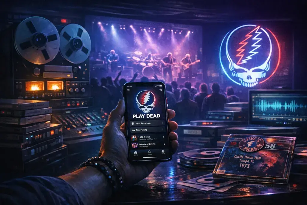 Grateful Dead Launches Play Dead App with Vault's High-Res Live Recordings