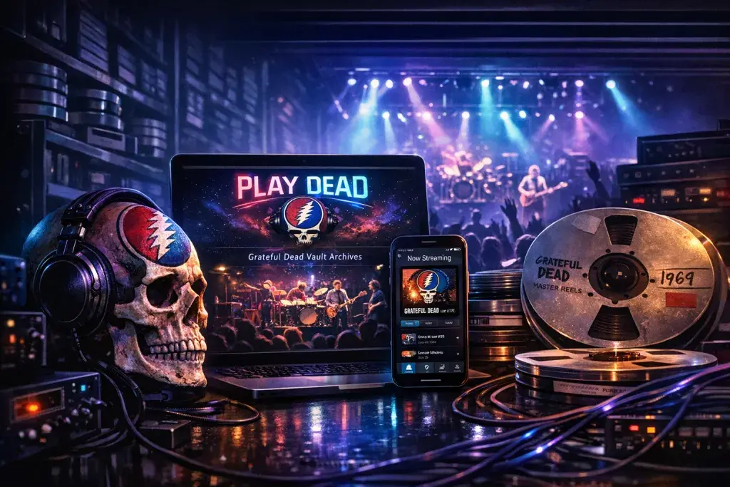 Play Dead App Launches Hi-Res Streaming of Grateful Dead Vault Archives