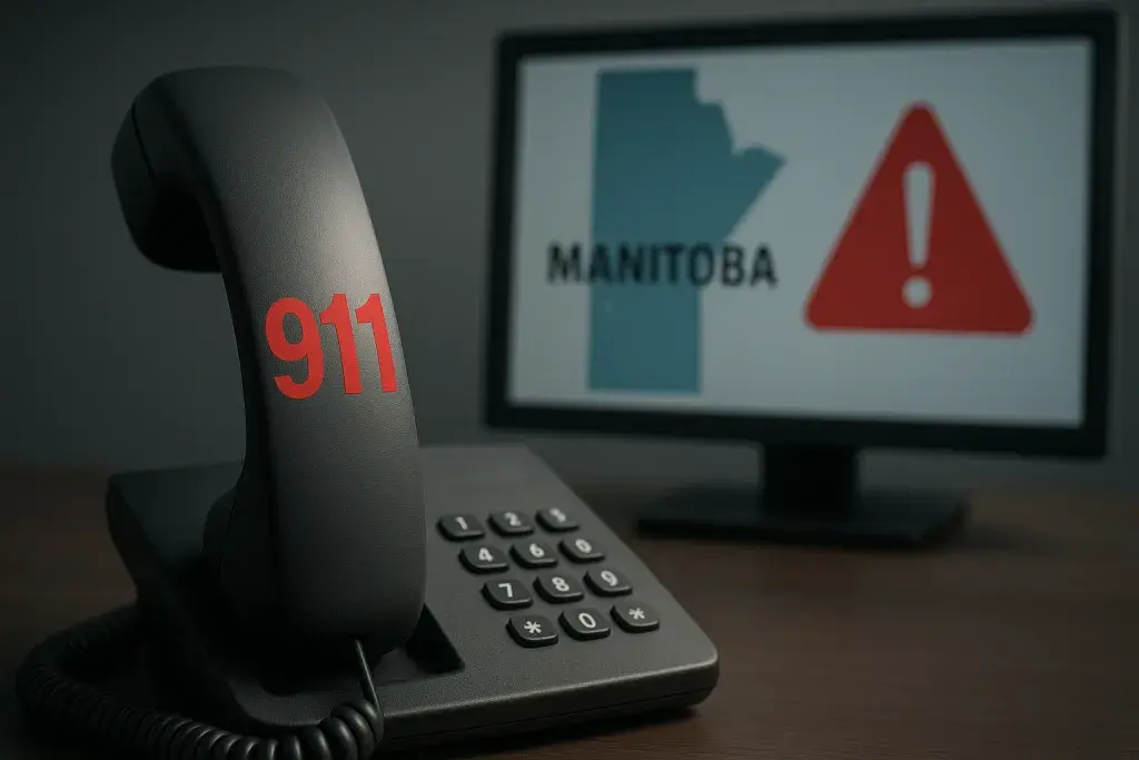 A province-wide disruption to 911 emergency service has been reported, affecting access to emergency dispatch across Manitoba.