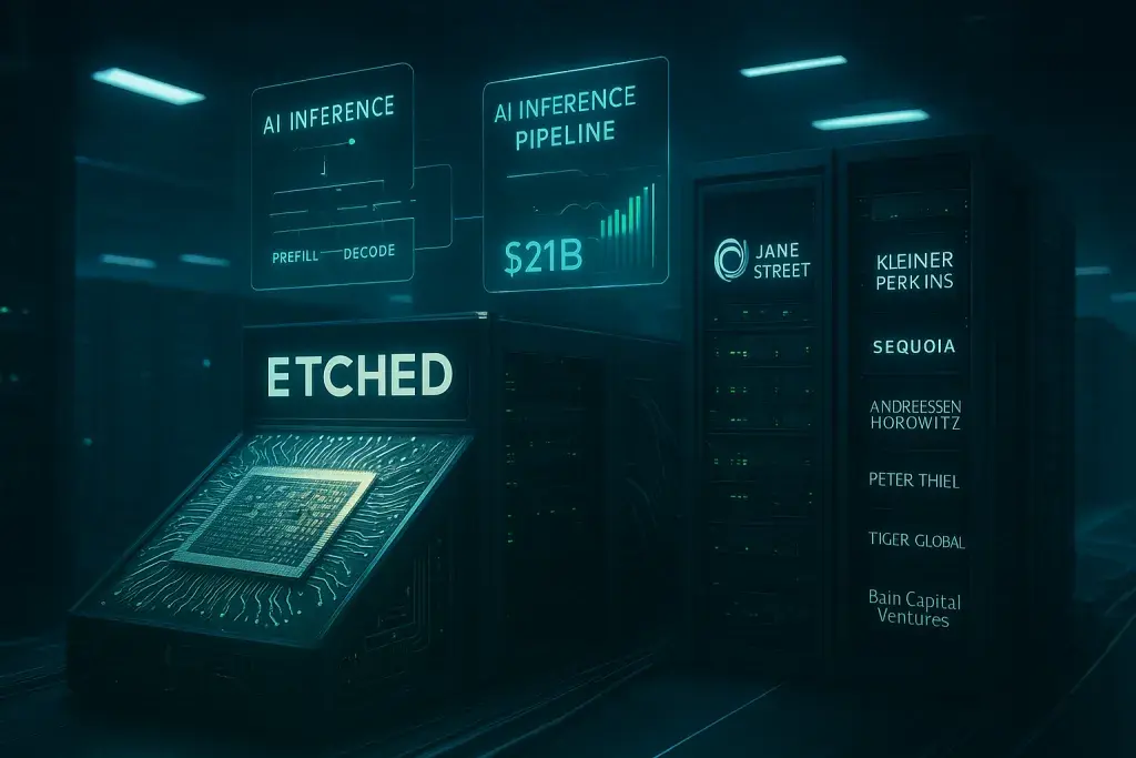 AI Chip Startup Etched Triples Valuation to $21 Billion in Weeks