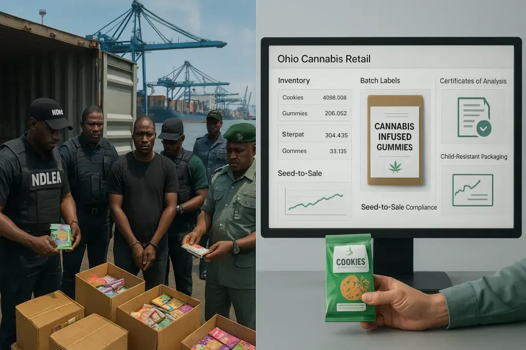 Nigerian Port Seizure Exposes Gaps in Cannabis Edible Supply Chains