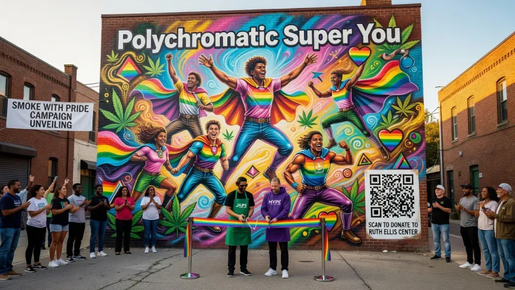 Cannabis Retailers Use Public Art to Fund LGBTQ+ Youth Services