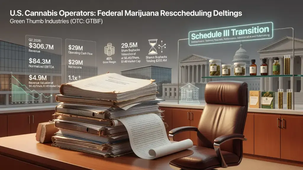 Rescheduling Delay Tests Patience of Cannabis Operators Like Green Thumb