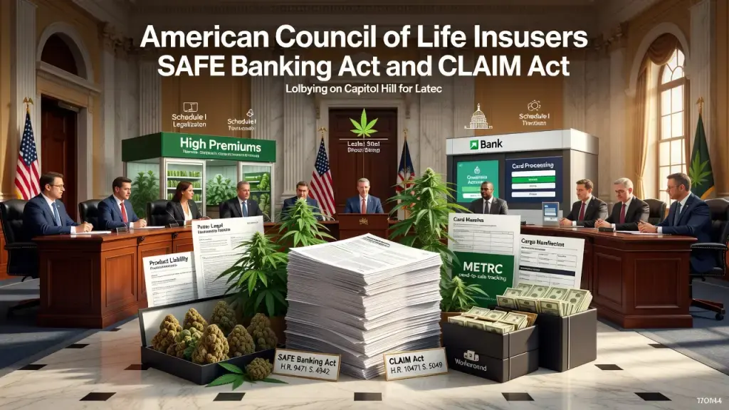 Life Insurers Lobby on SAFE Banking and Cannabis Coverage Bills