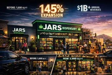 Jars Dispensary Plans 145% Expansion at North Peoria Location