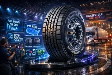 Goodyear Previews Endurance SRS Steer Tire for Super-Regional Trucking Fleets